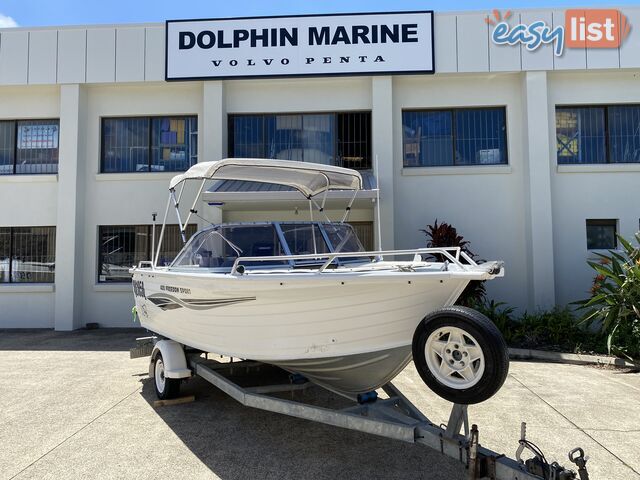 2007 Quintrex 480 Freedom Sport  with 75hp Mercury outboard on Fully Galvanized braked trailer