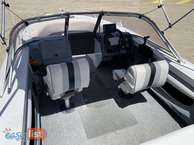 2007 Quintrex 480 Freedom Sport  with 75hp Mercury outboard on Fully Galvanized braked trailer