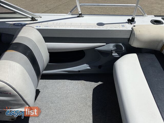 2007 Quintrex 480 Freedom Sport  with 75hp Mercury outboard on Fully Galvanized braked trailer