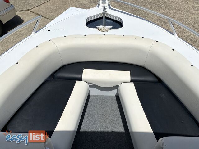 2007 Quintrex 480 Freedom Sport  with 75hp Mercury outboard on Fully Galvanized braked trailer