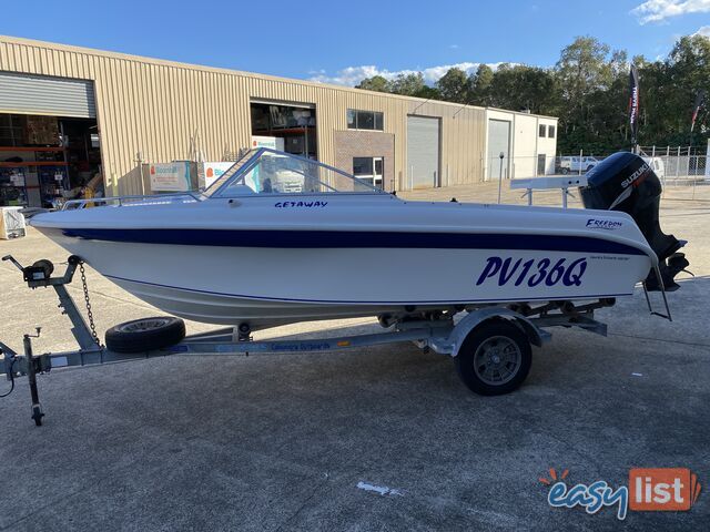 2005 Freedom 4.94 Getaway powered by 70hp Suzuki 