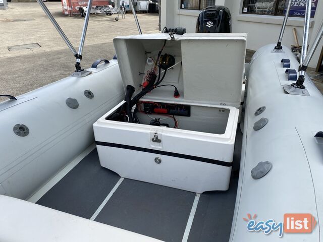 2020 Skip Inflatables Blue water 380 powered buy 30hp Suzuki outboard 