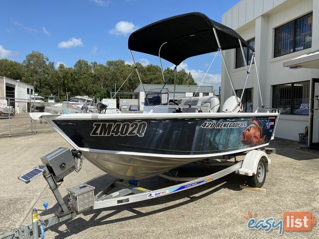 2017 Quintrex 420 Renegade S.C. with 50hp Evinrude on Aluminum Trailer