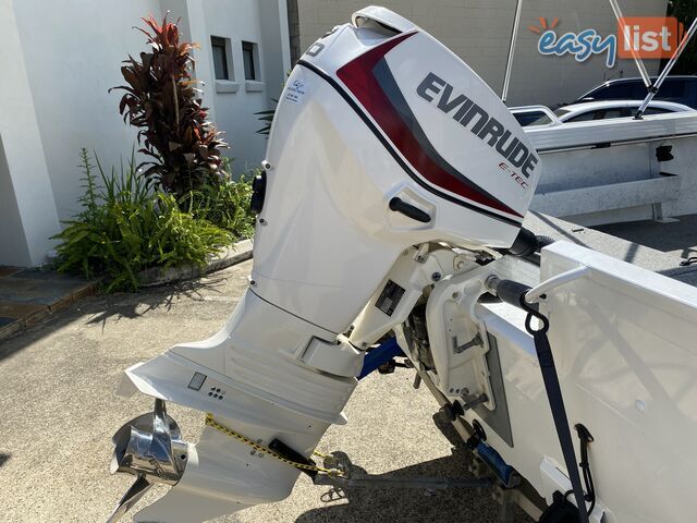 2017 Quintrex 420 Renegade S.C. with 50hp Evinrude on Aluminum Trailer