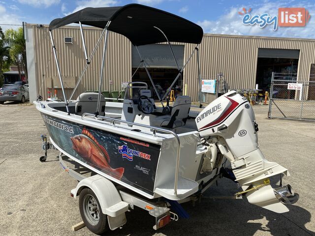 2017 Quintrex 420 Renegade S.C. with 50hp Evinrude on Aluminum Trailer