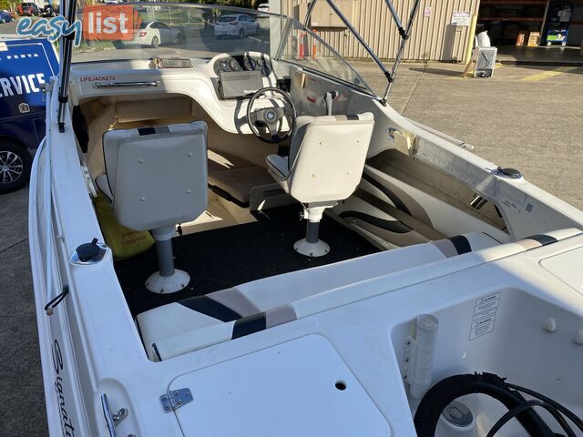 2007 Haines Signature 493f powered by a 70hp Suzuki on Trailer 