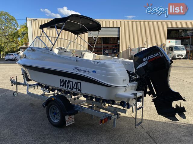 2007 Haines Signature 493f powered by a 70hp Suzuki on Trailer 