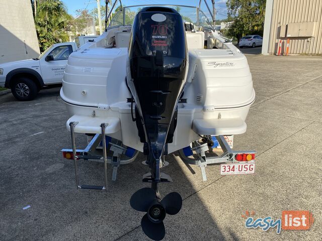 2007 Haines Signature 493f powered by a 70hp Suzuki on Trailer 