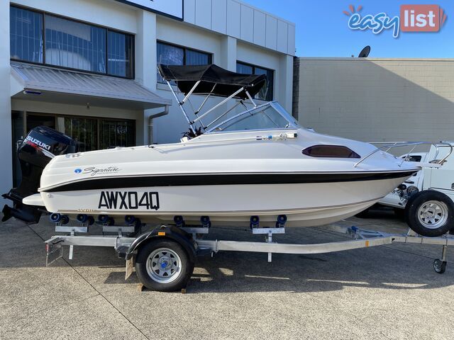 2007 Haines Signature 493f powered by a 70hp Suzuki on Trailer 