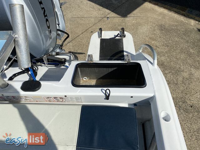 2015 Morningstar Bayfisher 498 with 60hp Honda on Galvanized Dunbier trailer