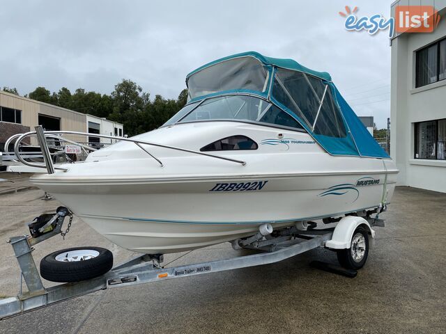 2003 Mustang 1600Half Cabin - 75HP Mercury 246 Hours