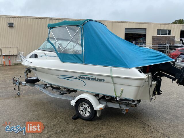 2003 Mustang 1600Half Cabin - 75HP Mercury 246 Hours