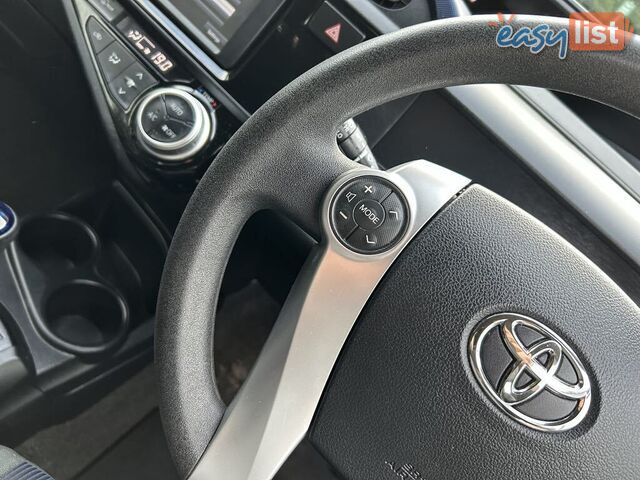 2016 Toyota Prius c NHP10R MY15 Hybrid Hatchback Automatic