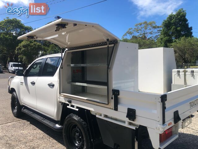 2018 Toyota Hilux GUN126R MY19 UPGRADE SR (4x4) Cab Chassis Tray Back Ute Automatic