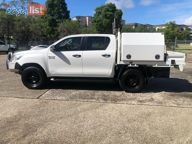 2018 Toyota Hilux GUN126R MY19 UPGRADE SR (4x4) Cab Chassis Tray Back Ute Automatic