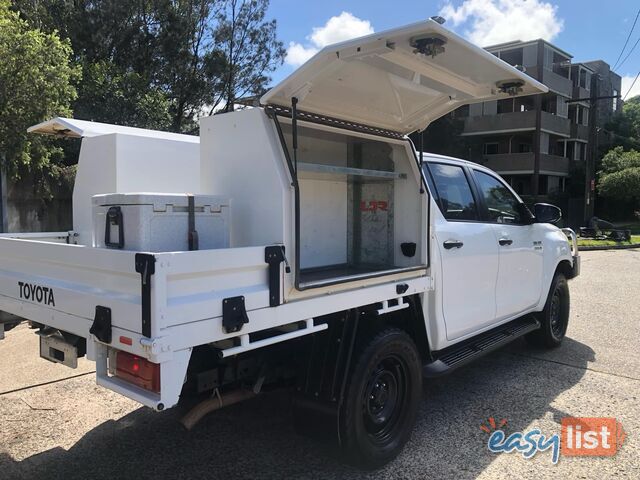 2018 Toyota Hilux GUN126R MY19 UPGRADE SR (4x4) Cab Chassis Tray Back Ute Automatic