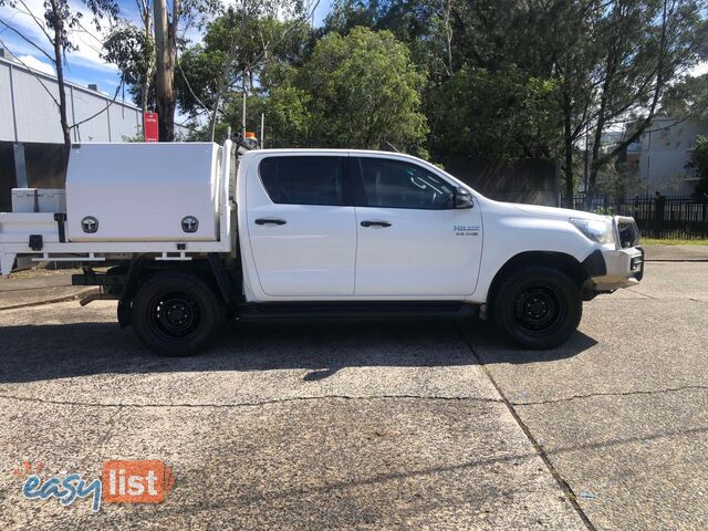 2018 Toyota Hilux GUN126R MY19 UPGRADE SR (4x4) Cab Chassis Tray Back Ute Automatic