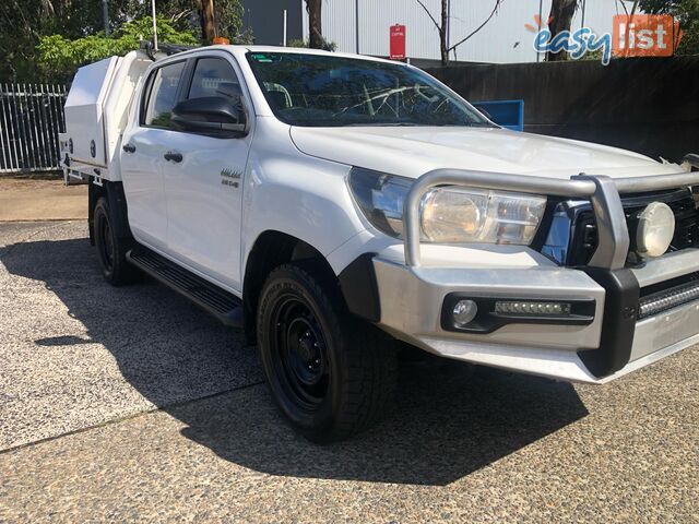 2018 Toyota Hilux GUN126R MY19 UPGRADE SR (4x4) Cab Chassis Tray Back Ute Automatic