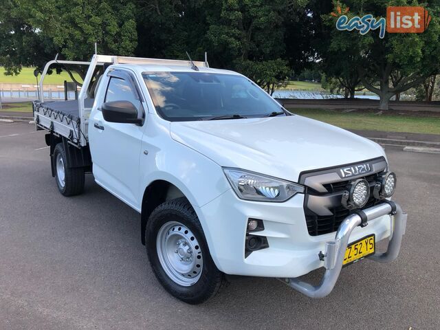 2021 Isuzu D-MAX RG MY21 SX High Ride Automatic Cab Chassis Tray Back Ute