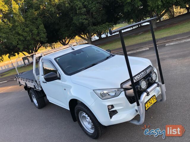 2021 Isuzu D-MAX RG MY21 SX High Ride Automatic Cab Chassis Tray Back Ute