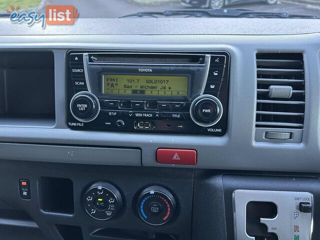 2011 Toyota Hiace TRH223R MY11 UPGRADE Commuter People Mover Automatic