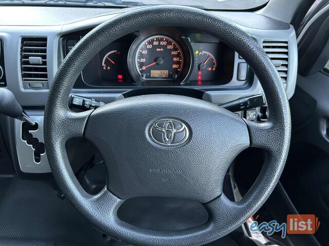 2011 Toyota Hiace TRH223R MY11 UPGRADE Commuter People Mover Automatic