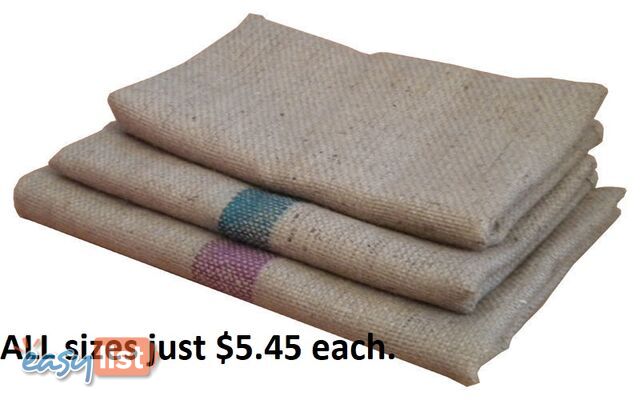 Hessian Replacement Covers - Cheap Everyday Price.  All sizes just $5.45 each. 