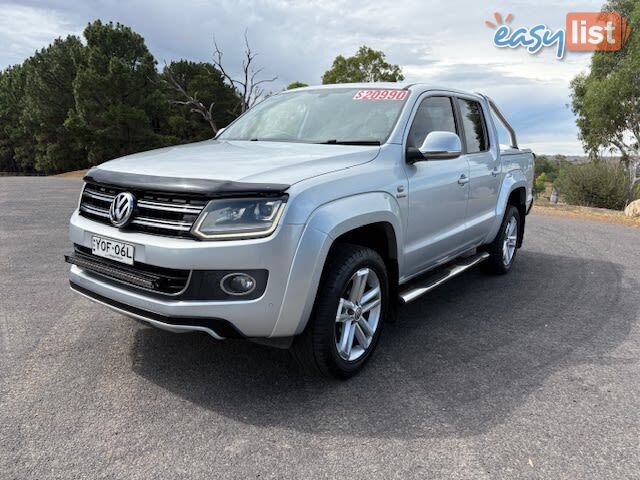 2015 VOLKSWAGEN AMAROK TDI420 ULTIMATE (4X4) 2H MY14 UTE TRAY, 4 DOORS, 5 SEATS