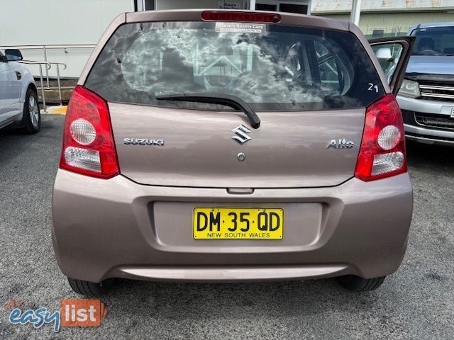 2011 SUZUKI ALTO GL GF HATCH, 5 DOORS, 4 SEATS