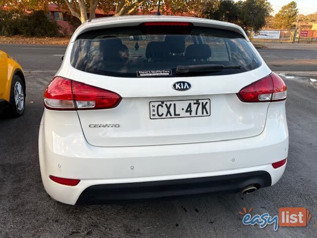 2015 KIA CERATO S YD MY16 HATCH, 5 DOORS, 5 SEATS