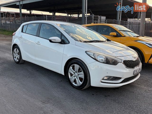 2015 KIA CERATO S YD MY16 HATCH, 5 DOORS, 5 SEATS