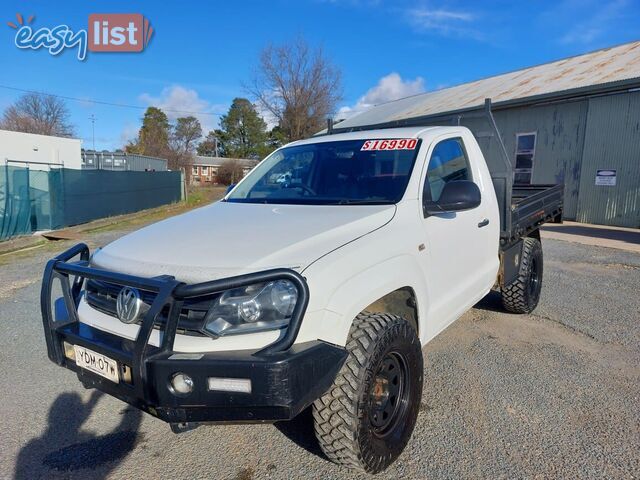 2015 VOLKSWAGEN AMAROK TDI420 CORE EDITION (4X4) 2H MY15 UTE TRAY, 4 DOORS, 5 SEATS