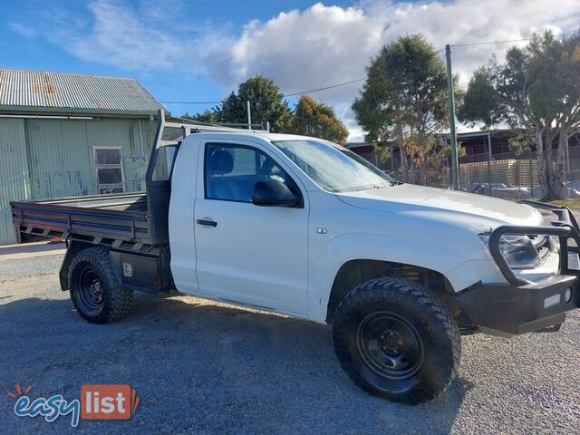 2015 VOLKSWAGEN AMAROK TDI420 CORE EDITION (4X4) 2H MY15 UTE TRAY, 4 DOORS, 5 SEATS