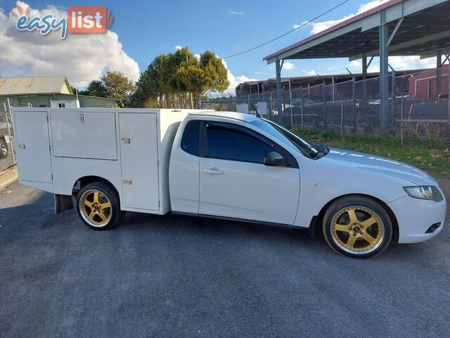 2010 FORD FALCON (LPG) FG UTE TRAY, 2 DOORS, 2 SEATS
