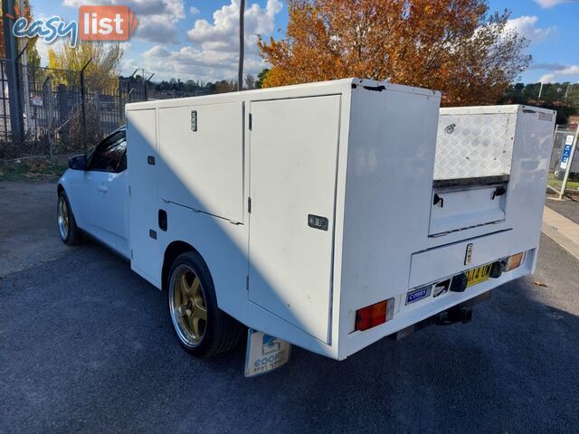 2010 FORD FALCON (LPG) FG UTE TRAY, 2 DOORS, 2 SEATS