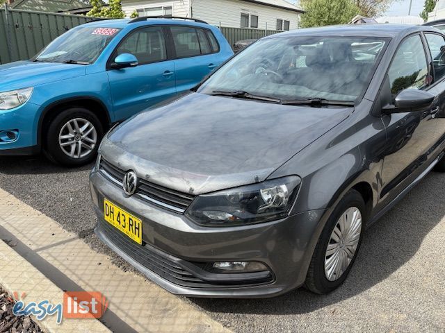 2016 VOLKSWAGEN POLO 66 TSI TRENDLINE 6R MY16 HATCH, 5 DOORS, 5 SEATS