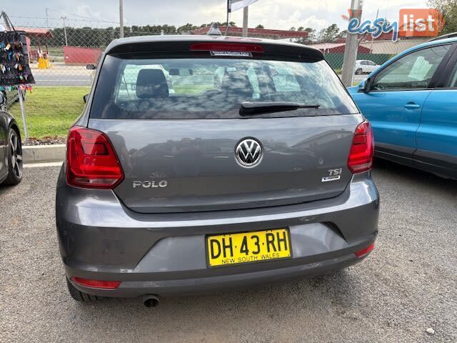 2016 VOLKSWAGEN POLO 66 TSI TRENDLINE 6R MY16 HATCH, 5 DOORS, 5 SEATS