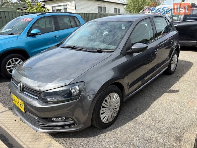 2016 VOLKSWAGEN POLO 66 TSI TRENDLINE 6R MY16 HATCH, 5 DOORS, 5 SEATS