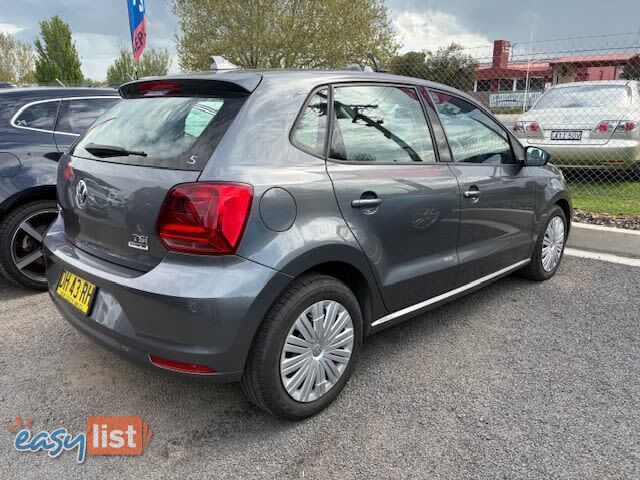 2016 VOLKSWAGEN POLO 66 TSI TRENDLINE 6R MY16 HATCH, 5 DOORS, 5 SEATS