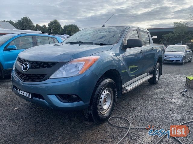 2013 MAZDA BT-50 XT (4X2) MY13 UTE TRAY, 4 DOORS, 5 SEATS