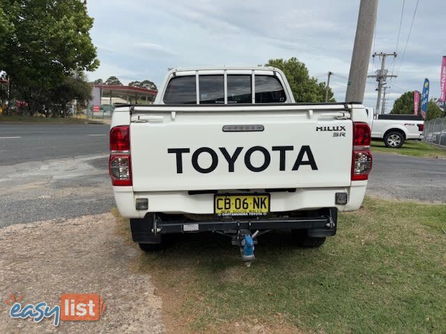 2014 TOYOTA HILUX SR (4X4) KUN26R MY12 UTE TRAY, 4 DOORS, 5 SEATS