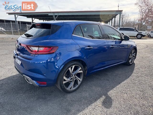 2017 RENAULT MEGANE GT 205 BFB MY17 UPDATE HATCH, 5 DOORS, 5 SEATS