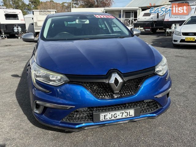 2017 RENAULT MEGANE GT 205 BFB MY17 UPDATE HATCH, 5 DOORS, 5 SEATS