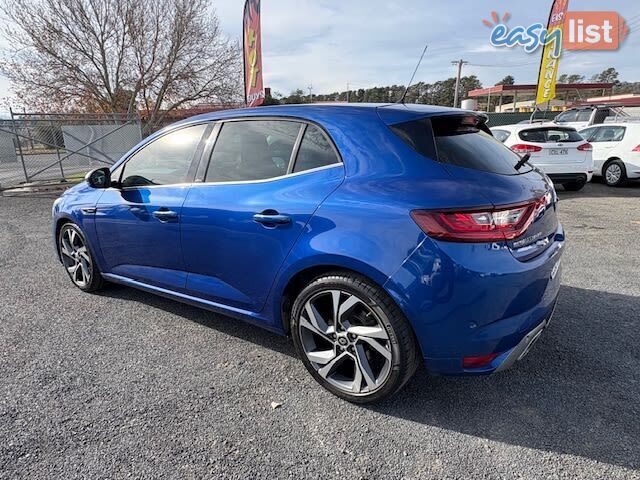 2017 RENAULT MEGANE GT 205 BFB MY17 UPDATE HATCH, 5 DOORS, 5 SEATS