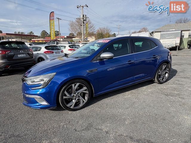 2017 RENAULT MEGANE GT 205 BFB MY17 UPDATE HATCH, 5 DOORS, 5 SEATS
