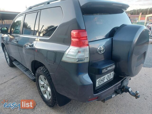 2012 TOYOTA LANDCRUISER PRADO GXL (4X4) KDJ150R 11 UPGRADE SUV, 4 DOORS, 7 SEATS