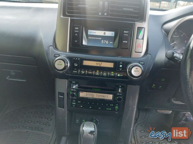 2012 TOYOTA LANDCRUISER PRADO GXL (4X4) KDJ150R 11 UPGRADE SUV, 4 DOORS, 7 SEATS