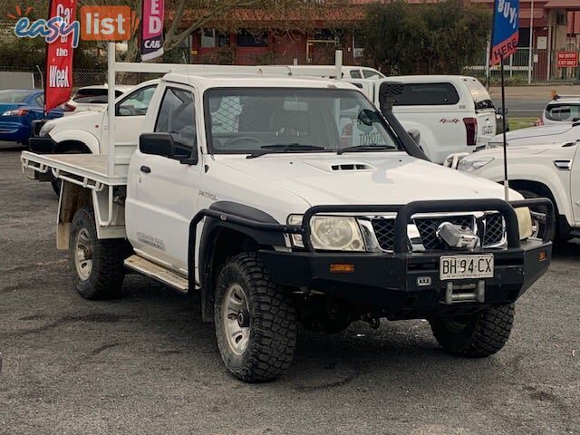 2010 NISSAN PATROL DX (4X4) GU MY08 UTE TRAY, 2 DOORS, 3 SEATS