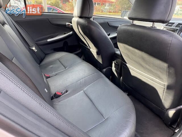 2011 TOYOTA COROLLA ULTIMA ZRE153R MY11 SEDAN, 4 DOORS, 5 SEATS