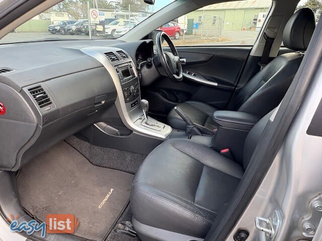 2011 TOYOTA COROLLA ULTIMA ZRE153R MY11 SEDAN, 4 DOORS, 5 SEATS